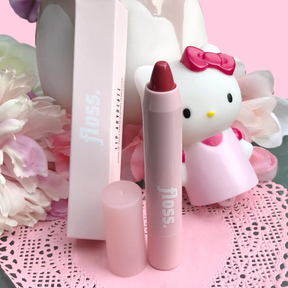 FLOSS Sheer Berry Lip Crayon in YOUR HONOR Advocate Sheer Lip Pencil 2g *BNIB